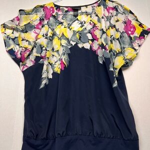 Lane Bryant Floral Top Size 14-16